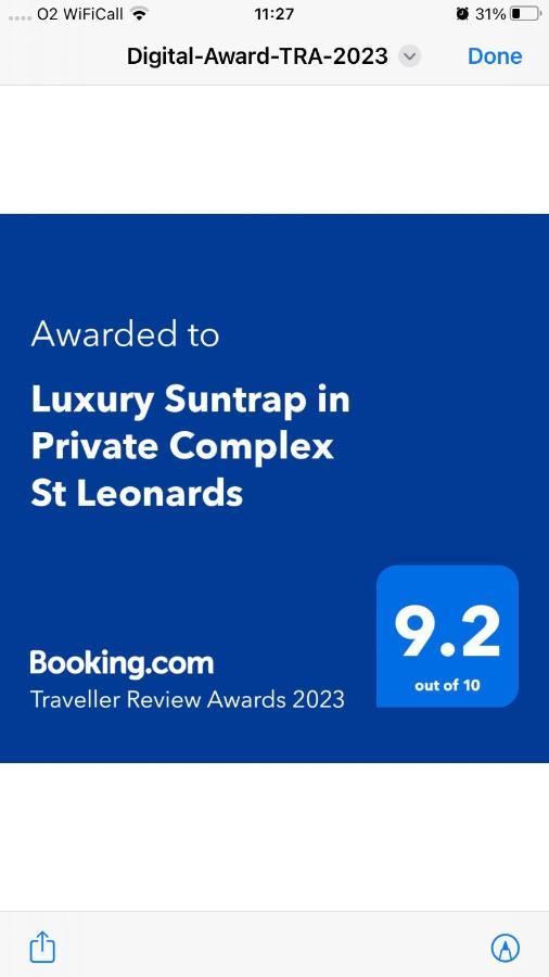 Appartamento Luxury Suntrap In Private Complex St Leonards Hastings Esterno foto